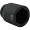 Dynamic 1" Drive Deep Socket, Black Phosphate, Tools 2-3/16" X 1" Drive, 6 Point Deep Length D025570 - alternate 3